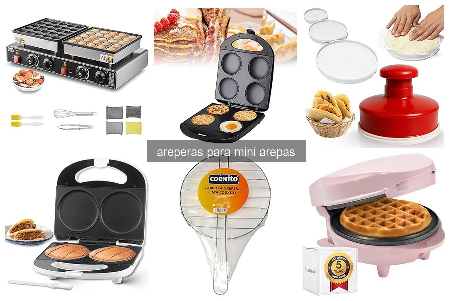 ¿Qué son las areperas para mini arepas y cómo funcionan?