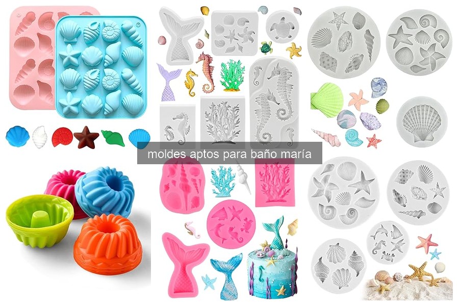 ¿Qué son los moldes aptos para baño maría y sus usos?