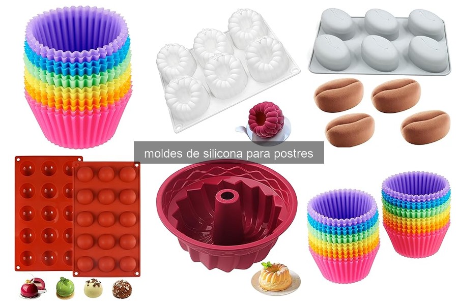 ¿Qué son los moldes de silicona para postres?