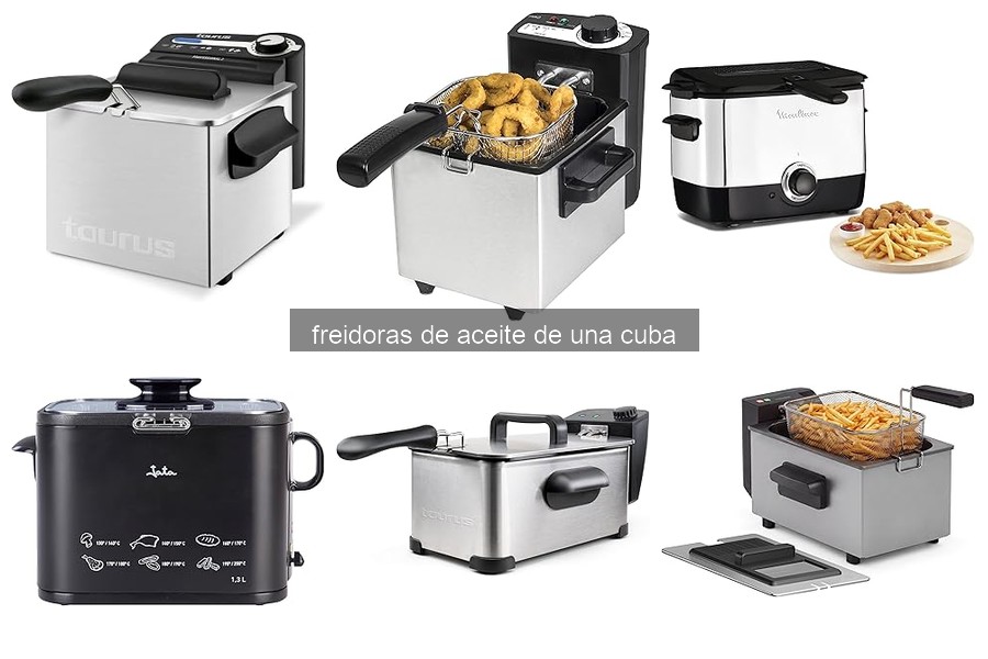 Ventajas y desventajas de freidoras de aceite de una cuba